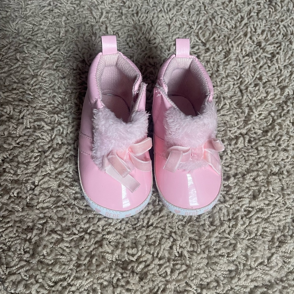 Pink Bebe Baby Shoes Size 4